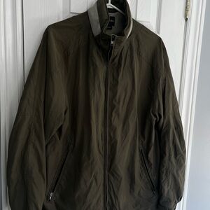 Insulated men’s rain jacket